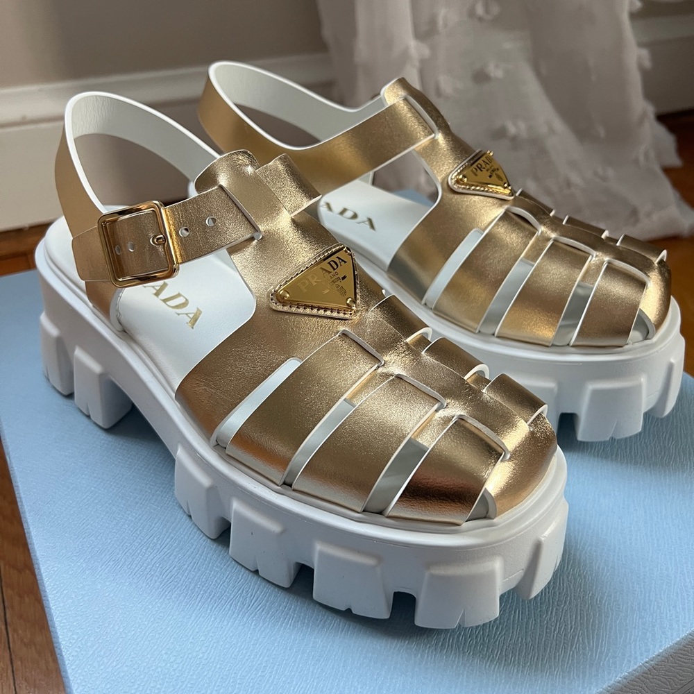 BRAND NEW OUT OF THE BOX PRADA SANDALS